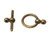 25 Antique Bronze 12mm Round Toggle Clasps 25 Antique Bronze 12mm Round Toggle Clasps