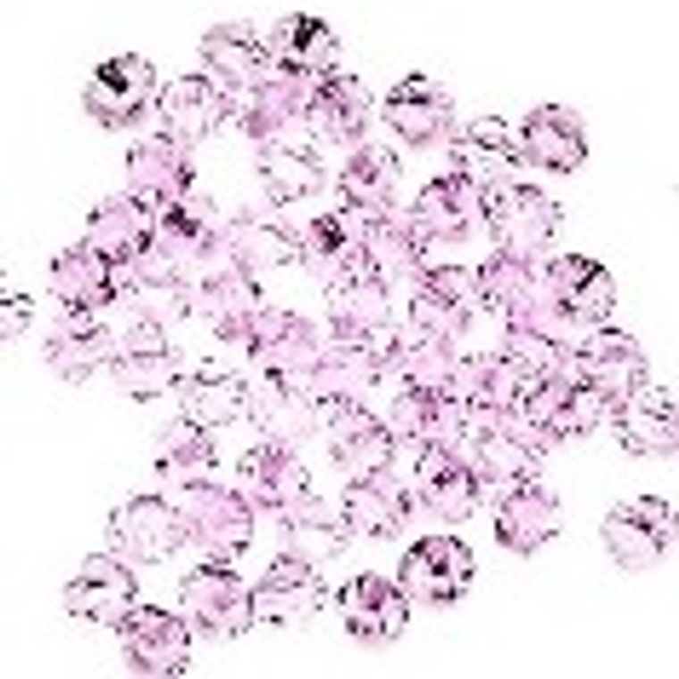Pink 4mm Glass Crystal Bicones