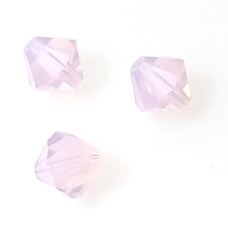 Swarovski 8mm Bicones - Rose Water