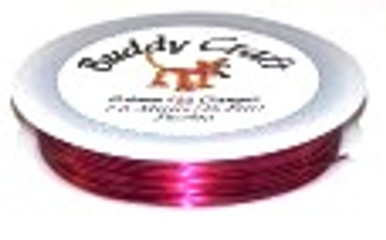 1 Spool of Copper Craft Wire - 28 GA - Fuchsia