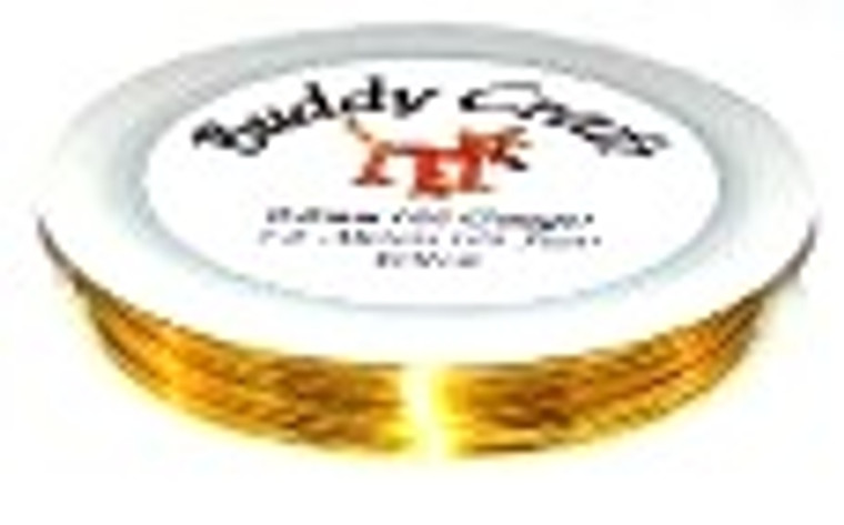 1 Spool of Copper Craft Wire - 18 GA - Yellow