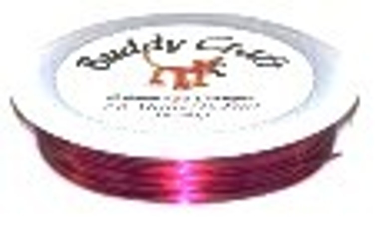 1 Spool of Copper Craft Wire - 20 GA - Fuchsia