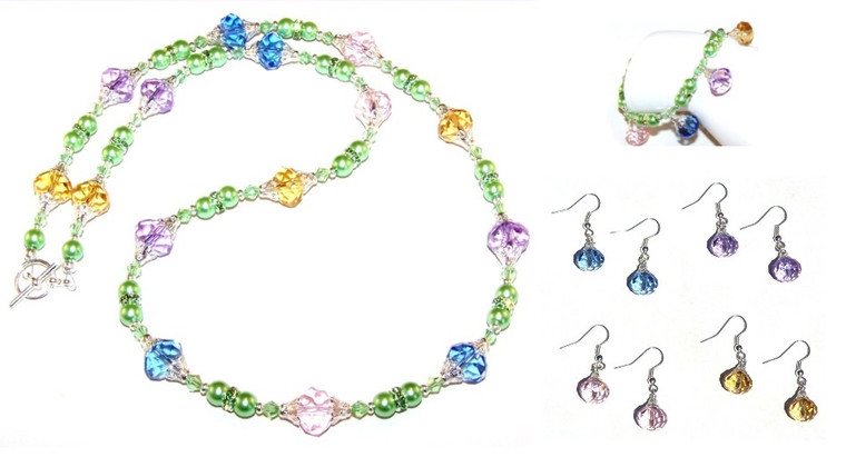 Spring Blossoms Beaded Jewelry Making Set