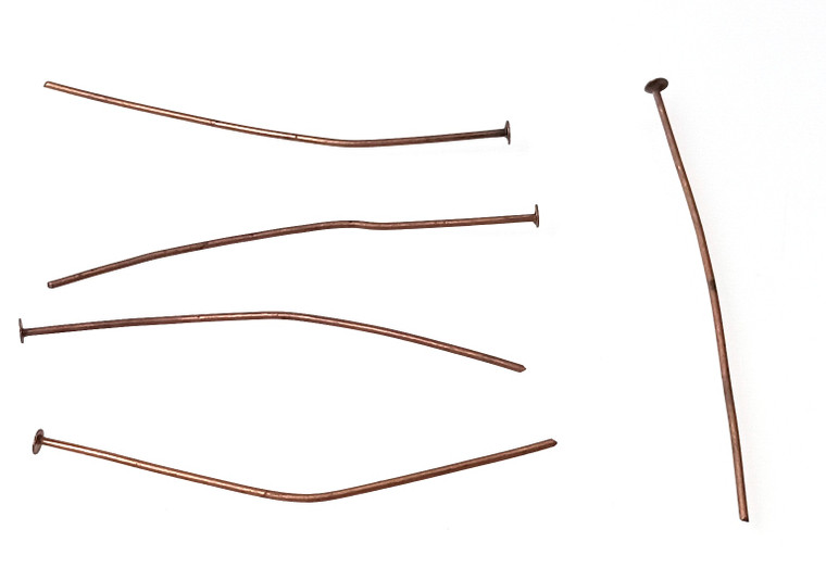 Antique Copper 0.02Inch x Inch Head Pins