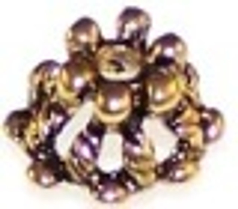 Antique Gold-Plated - 6x10mm Decorative Bead Caps