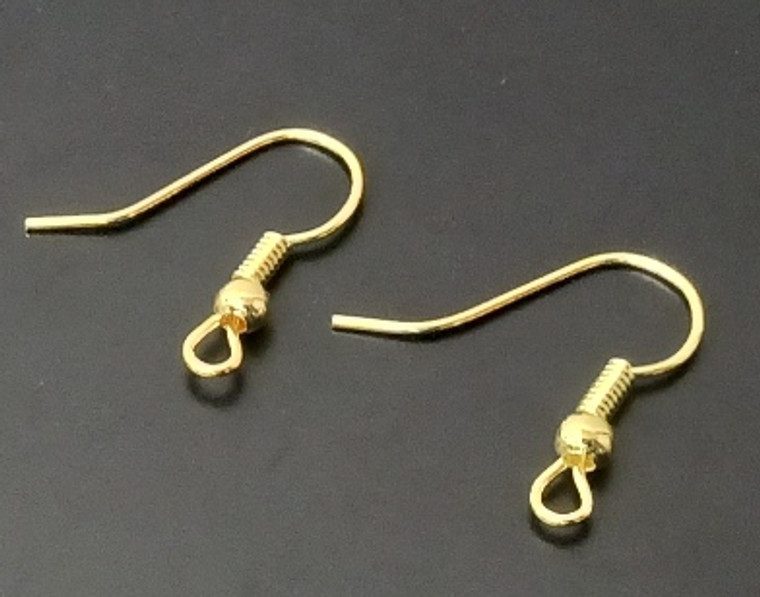 Gold-Plated Dangle Earrings