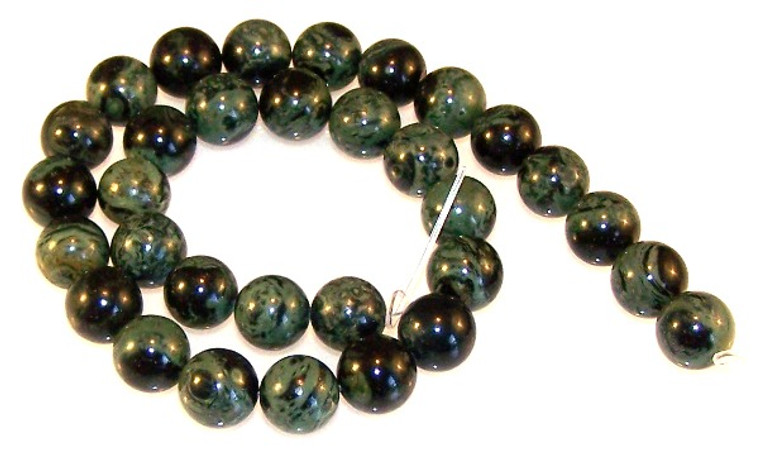 Kambara Jasper 12mm Round Semiprecious Gemstone Beads