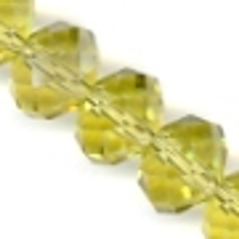 Champagne 12x9mm Glass Crystal Rondelles