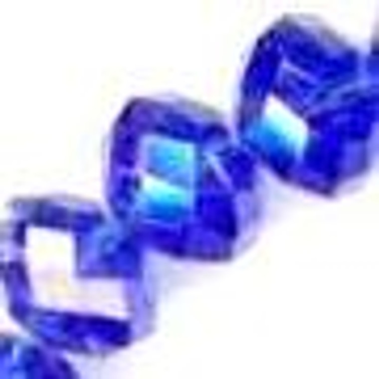 Royal Blue 12x9mm Glass Crystal Rondelles