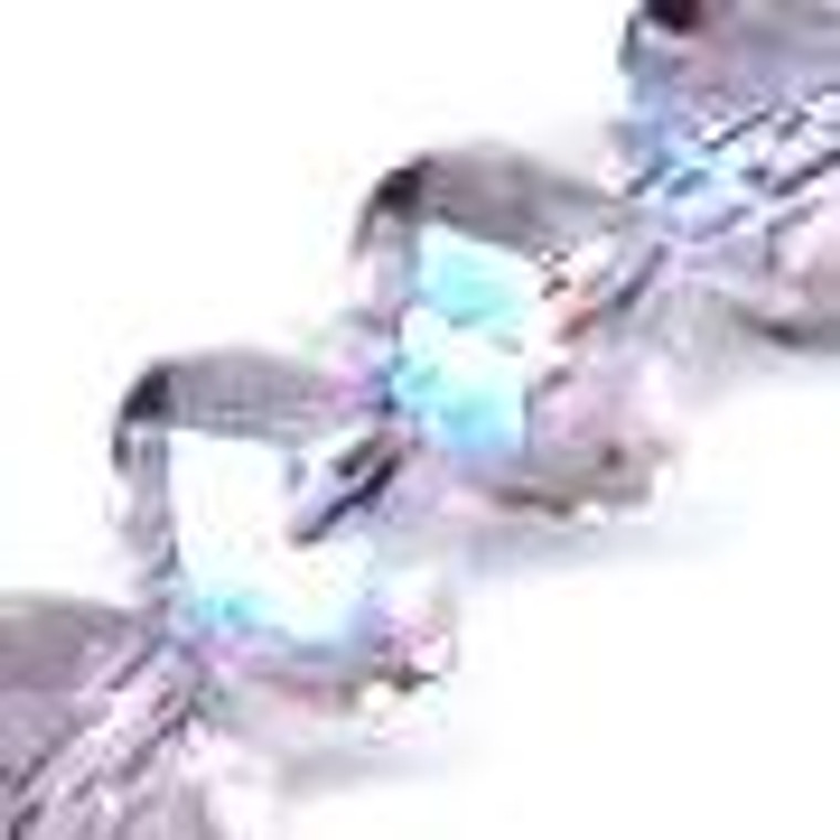 Lilac 12x9mm Glass Crystal Rondelles