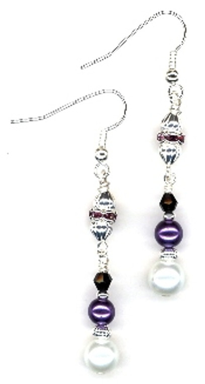 Grape Sensation Earrings Beaded Jewelry Making Kit