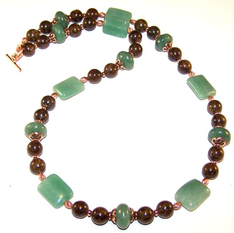 Bronzite Beauty Necklace Beaded Jewelry Making Kit