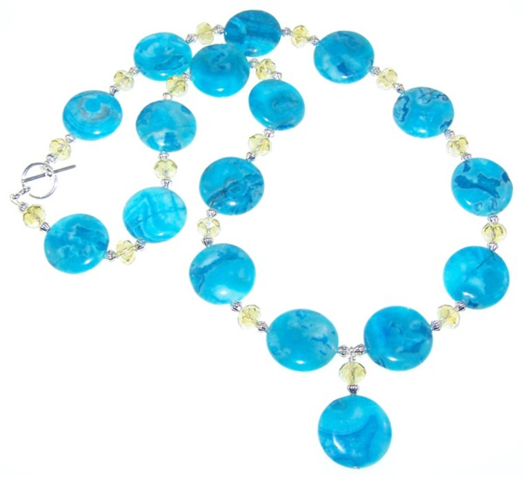 Crazy For Blue Necklace Beaded Jewelry Making Kit