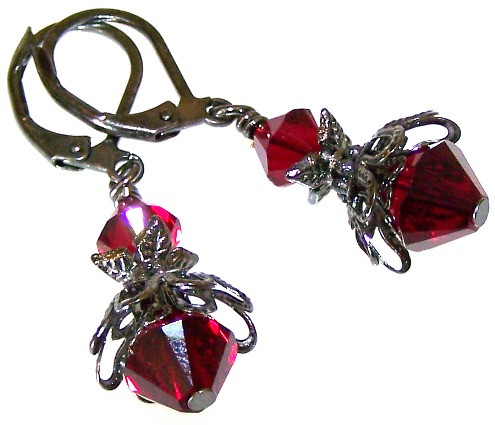 Siam Romance Earrings Beaded Jewelry Making Kit