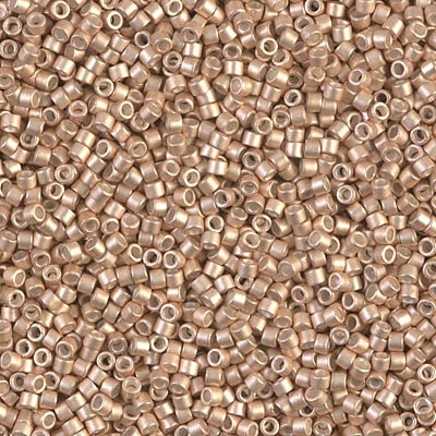 DB-1152Galvanized Semi-Frosted Champagne Size 11 Miyuki Delica Seed Beads