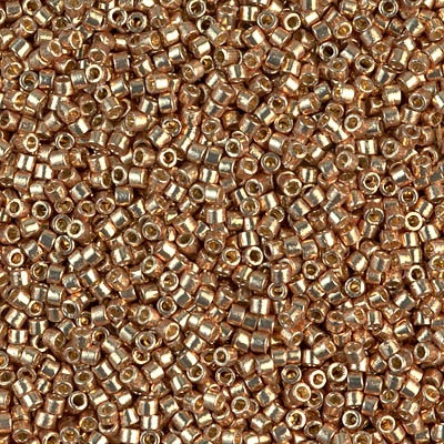 DB-1834 Duracoat Galvanized Champagne Size 11 Miyuki Delica Seed Beads