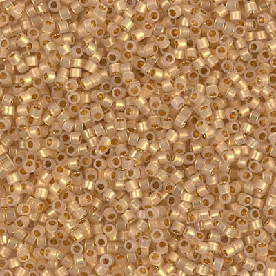 DB-230 24kt Gold Lined Opal Size 11 Miyuki Delica Seed Beads