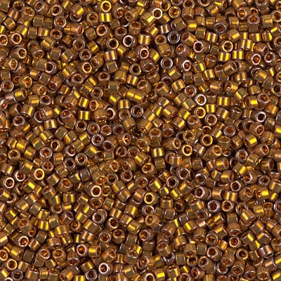 DB-505 24kt Dark Yellow Gold Size 11 Miyuki Delica Seed Beads
