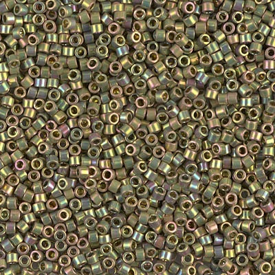DB-508 24kt Green Gold Iris Size 11 Miyuki Delica Seed Beads