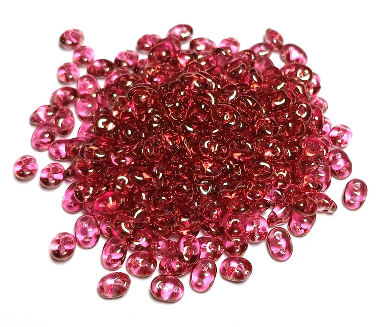 Superduo Beads - Crystal Red Luster