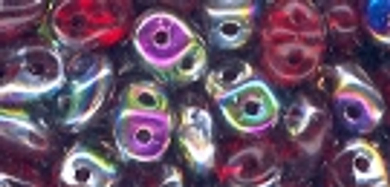 Superduo Beads - RUBY VITRAIL