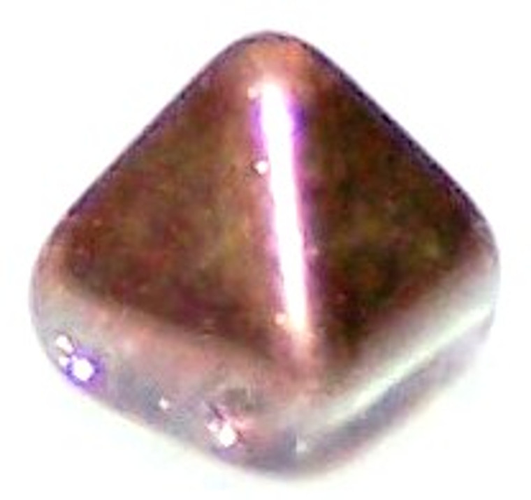 Pyramid 6mm Stud Beads - CRYSTAL GOLD CAPRI
