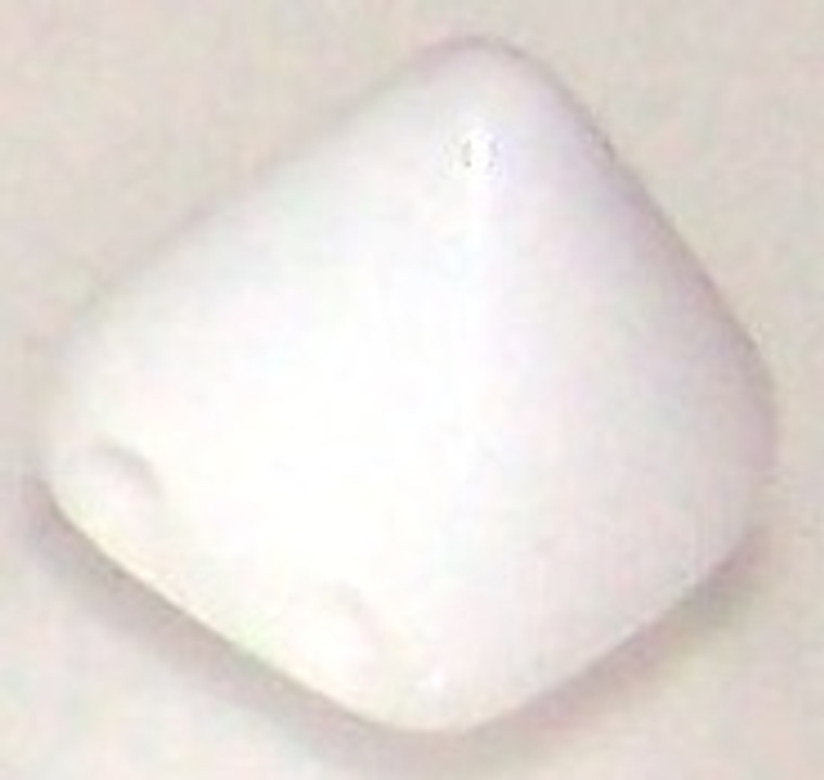 Pyramid 6mm Stud Beads - WHITE
