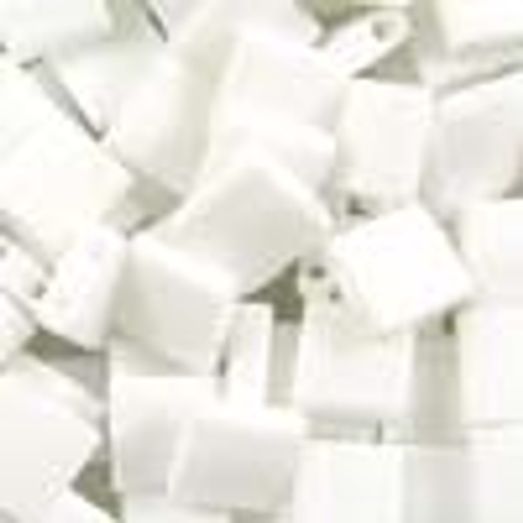 TILA 5mm Beads - MATTE OPAQUE WHITE