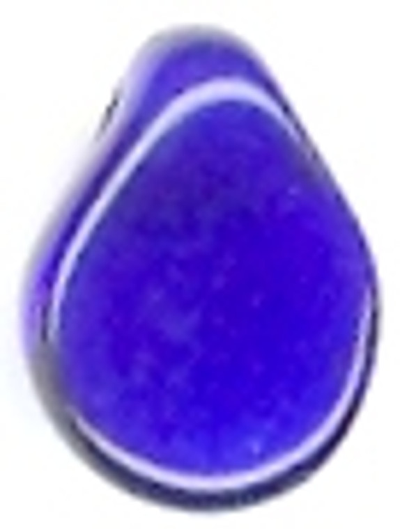 Czech Pip Beads - Transparent Cobalt Blue