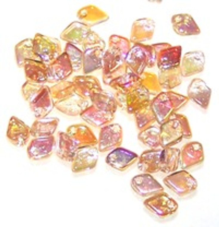 Dragon Scale Beads - Yellow Rainbow