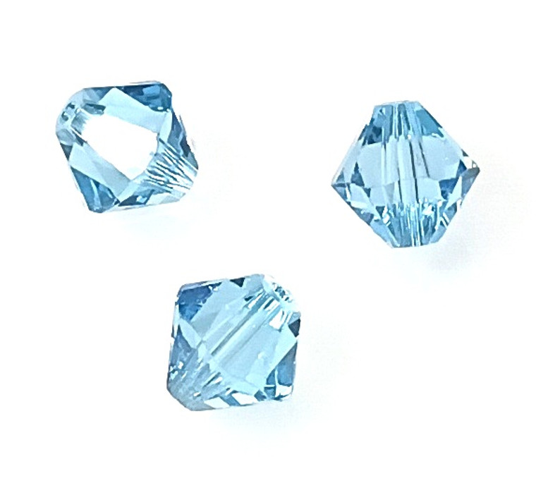 Swarovski 8mm Bicones - Aquamarine