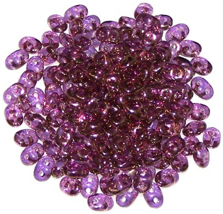 Superduo Beads - Crystal Violet Luster