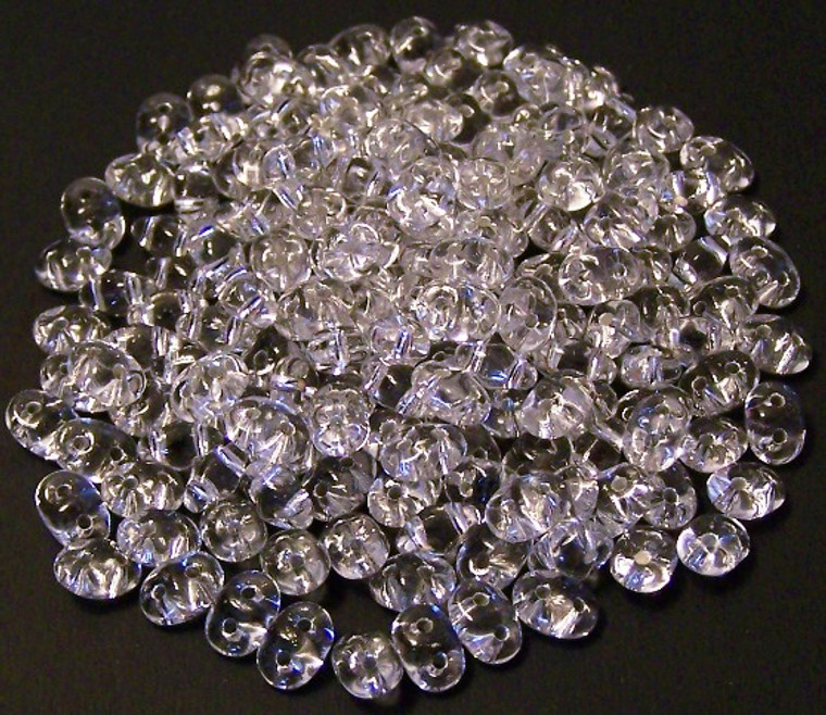 Superduo Beads - Crystal Silver Lined