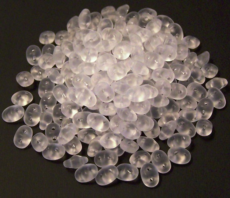 Superduo Beads - Crystal Matte