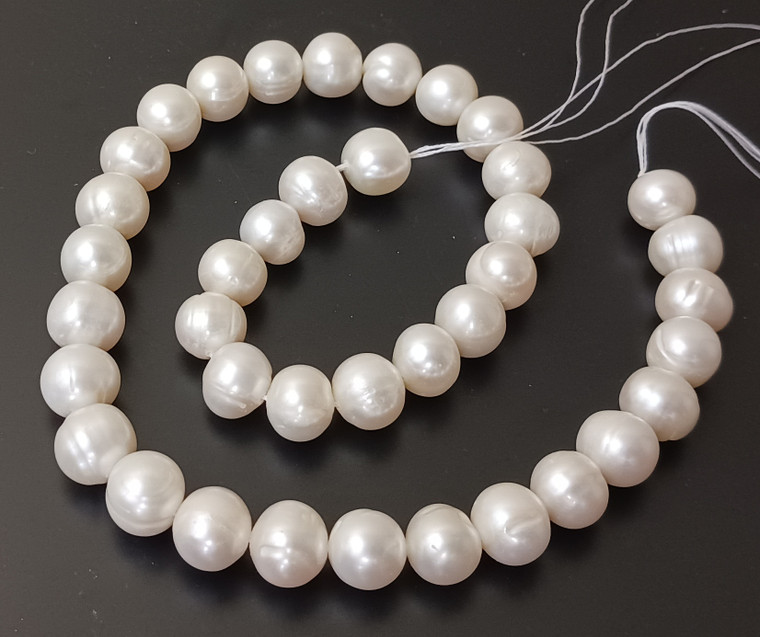 1 Strand of 10mm Natural Color Cultured Freshwater Pearls