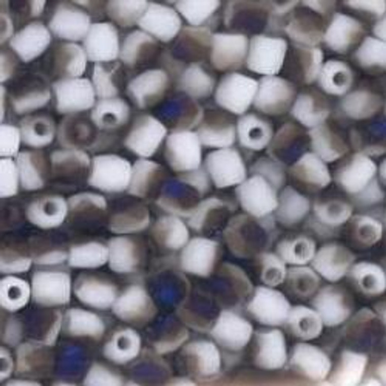 Czech 2mm Fire-Polished Glass Beads - Chalk White Azuro Matte