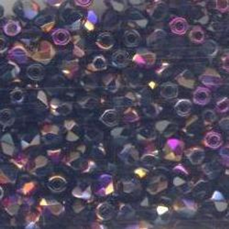 Czech 2mm Fire-Polished Glass Beads - Jet Sliperit