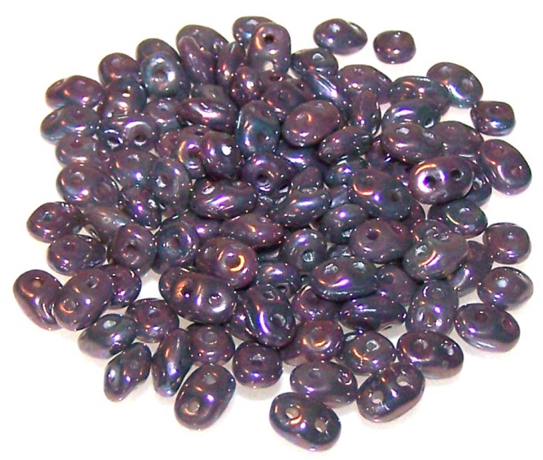 Superduo Beads - Nebula Grey