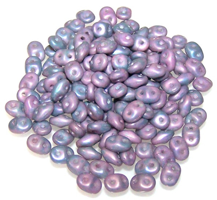 Superduo Beads - Nebula Chalk Matte