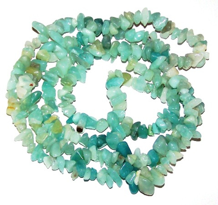 Semiprecious Gemstone Chip Beads - Amazonite