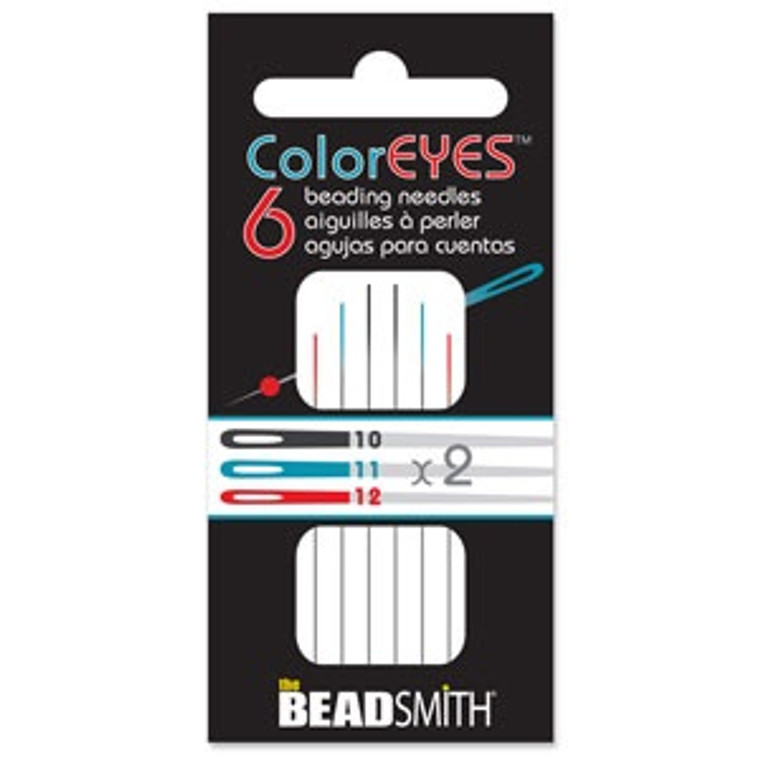 Assorted Size Color Eyes Beading Needles