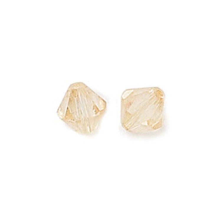 Preciosa 8mm Bicones - Lumi Champagne