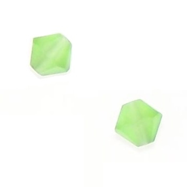 Preciosa 6mm Bicones - Matte Peridot