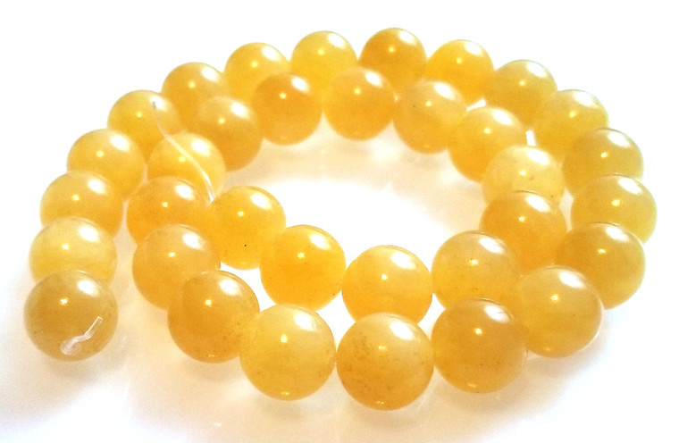 Calcite 12mm Round Semiprecious Gemstone Beads