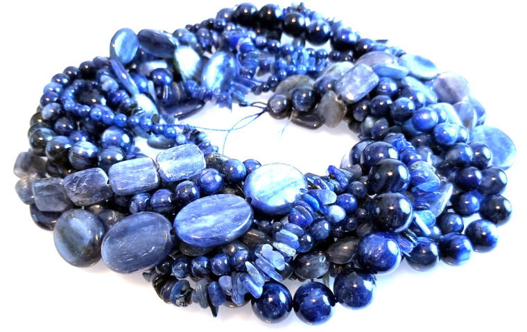 Kyanite Semiprecious Gemstone Beads - Strand Set