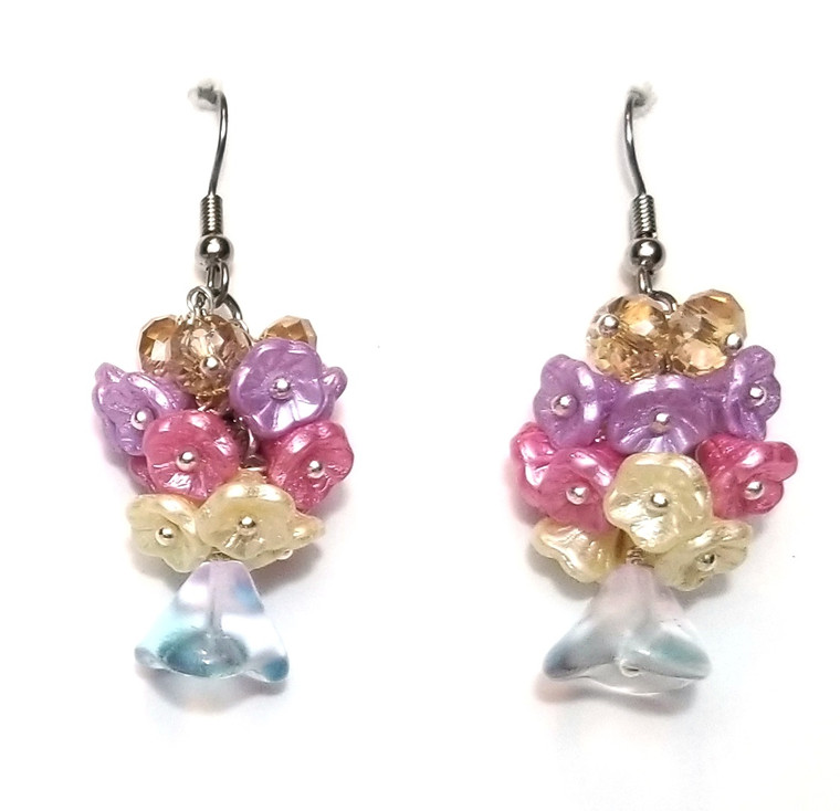 Fairy Blossoms Earrings Beaded Jewelry Making Kit