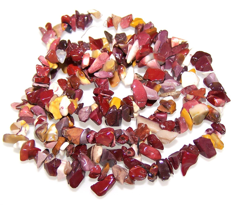 Semiprecious Gemstone Chip Beads - Moukaite