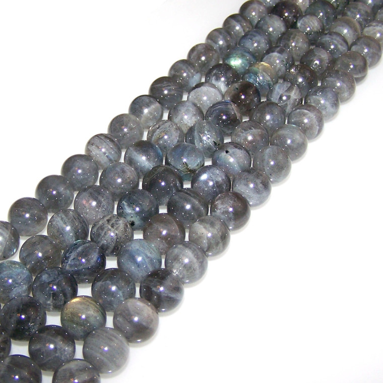 Labradorite 12mm Round Semiprecious Gemstone Beads