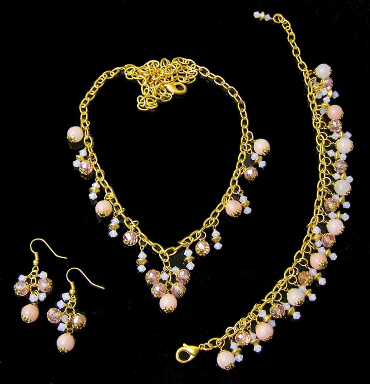 Cherry Blossoms Beaded Jewelry Making Set