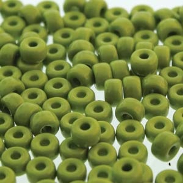 Matubo Size Seed Beads - Wasabi Opaque